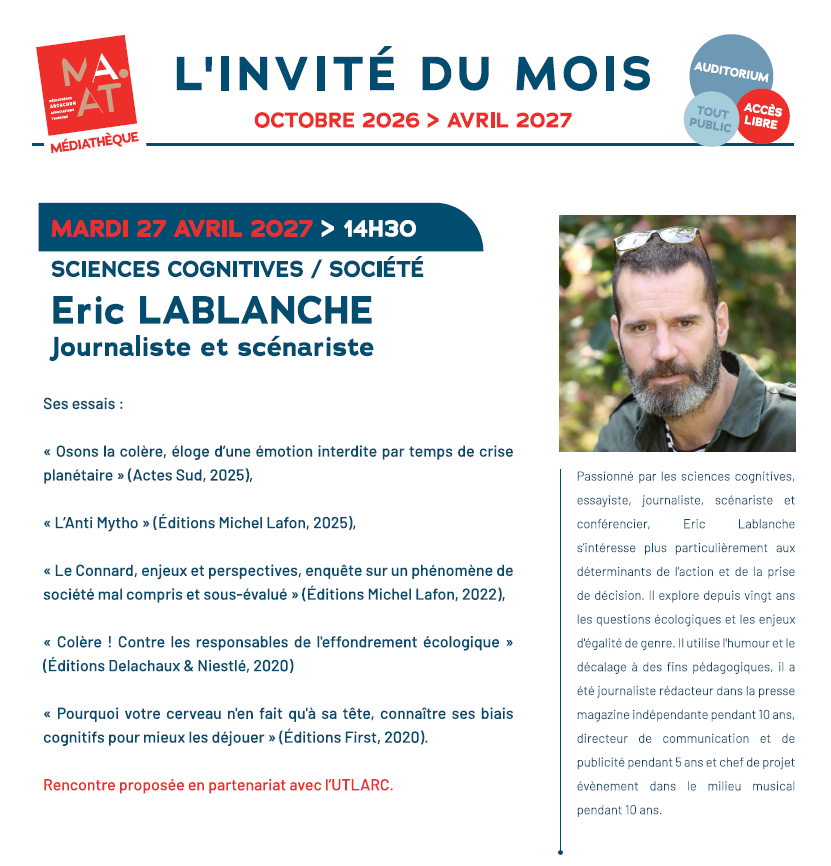 L'invité du mois : Eric Lablanche
