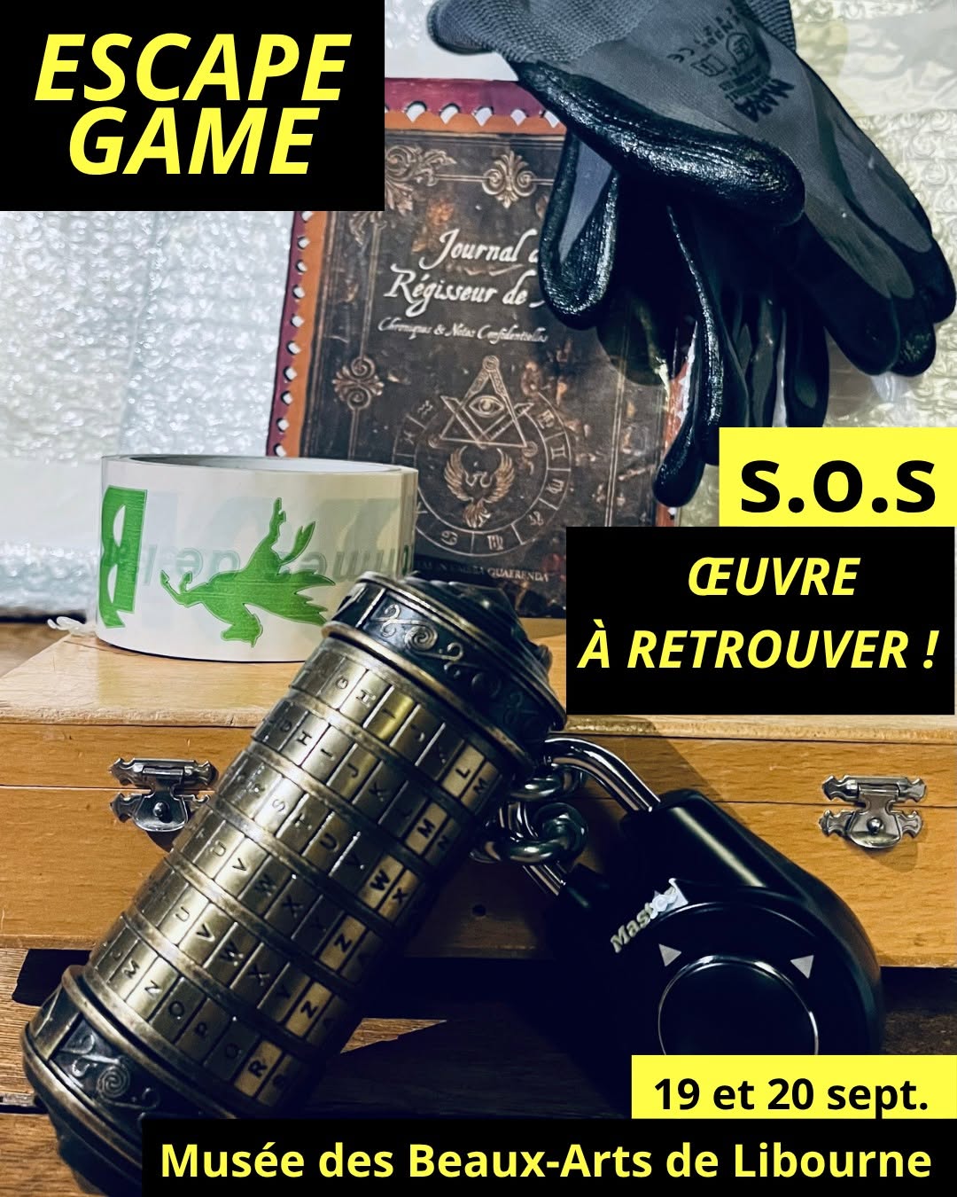 Escape game - SOS : oeuvre à retrouver !
