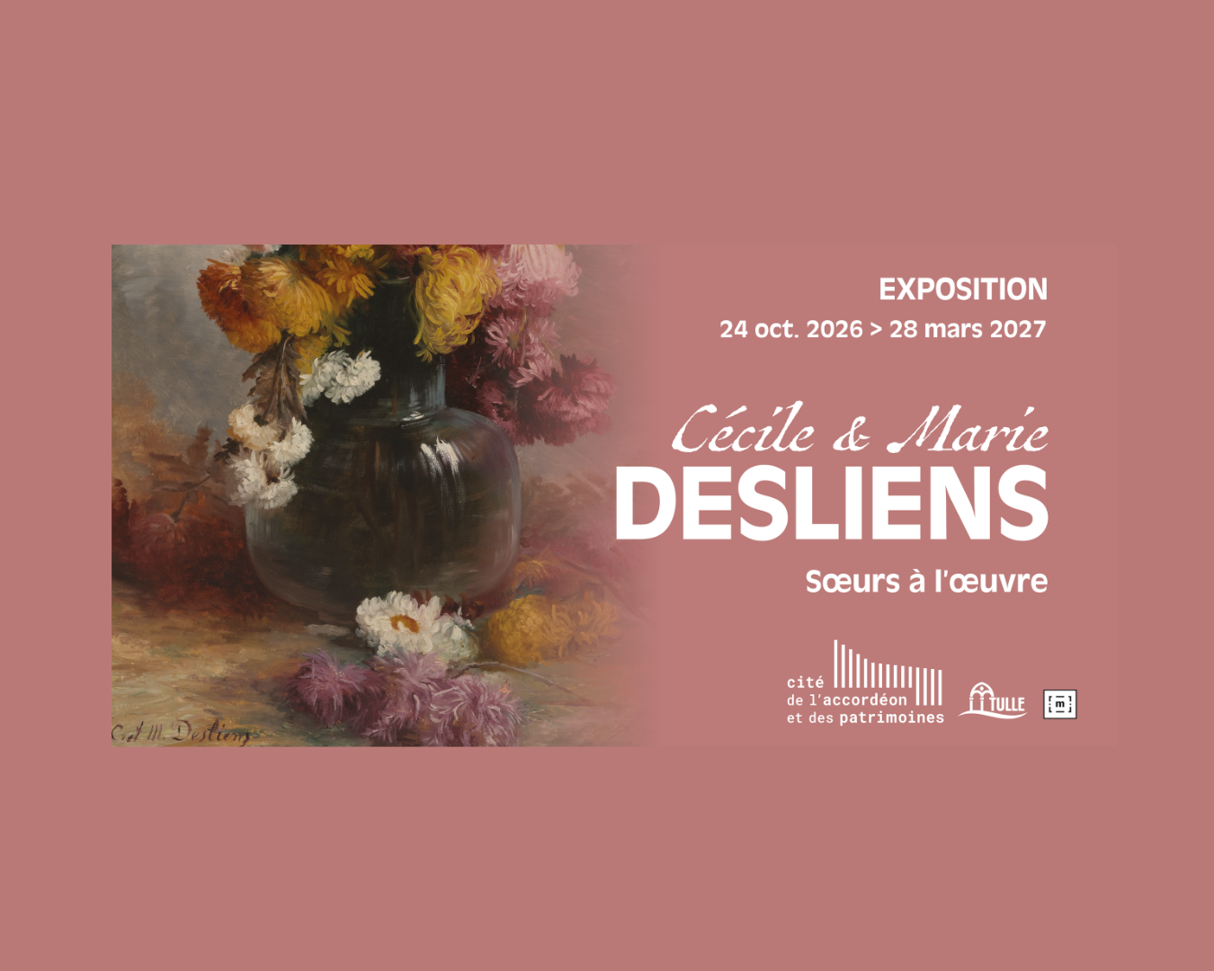 Cité de l'accordéon et des patrimoines : Cécile et Marie Desliens : Soeurs  à l'oeuvre