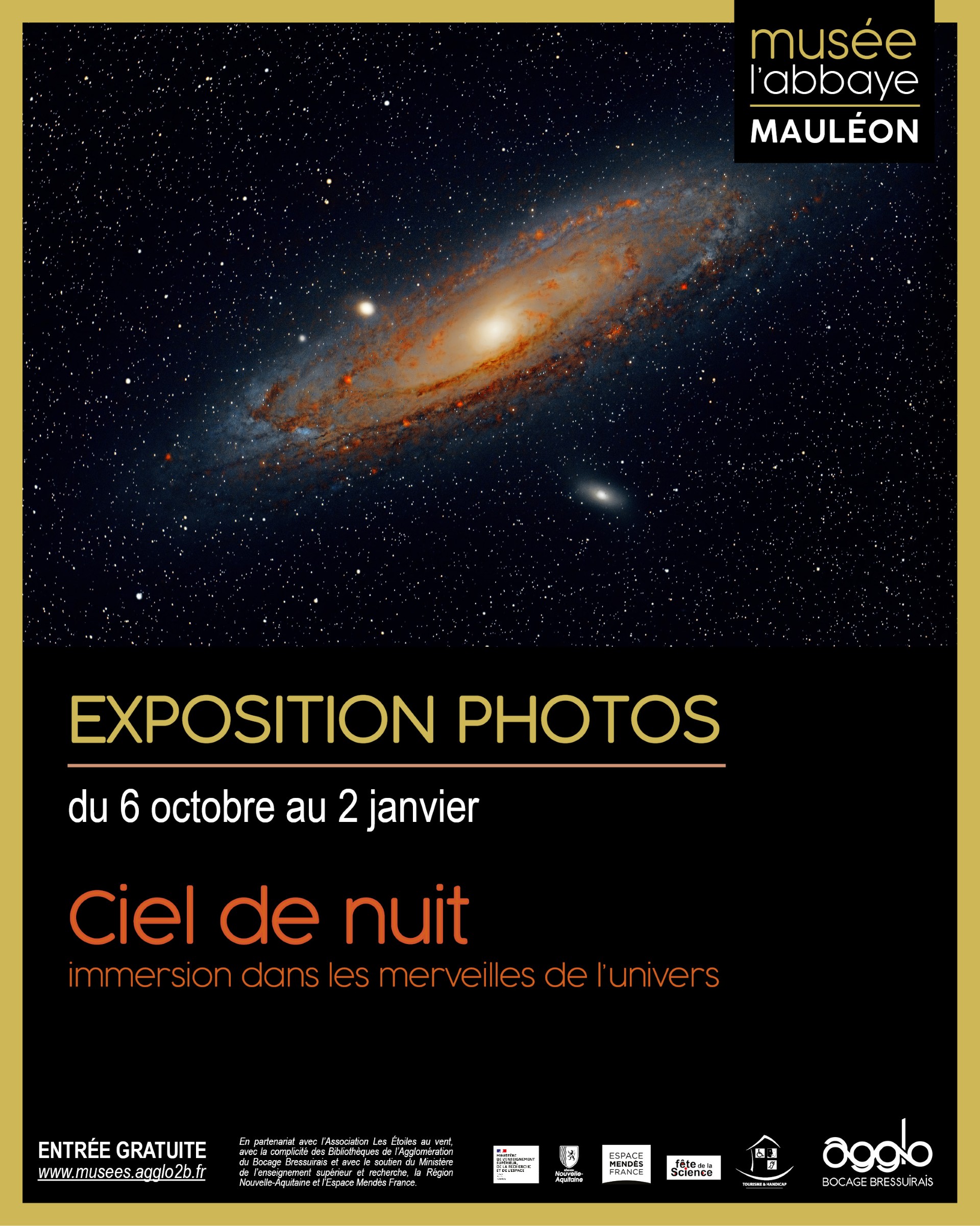 Musée L'Abbaye - Visite commentée de l'exposition "Ciel de Nuit"