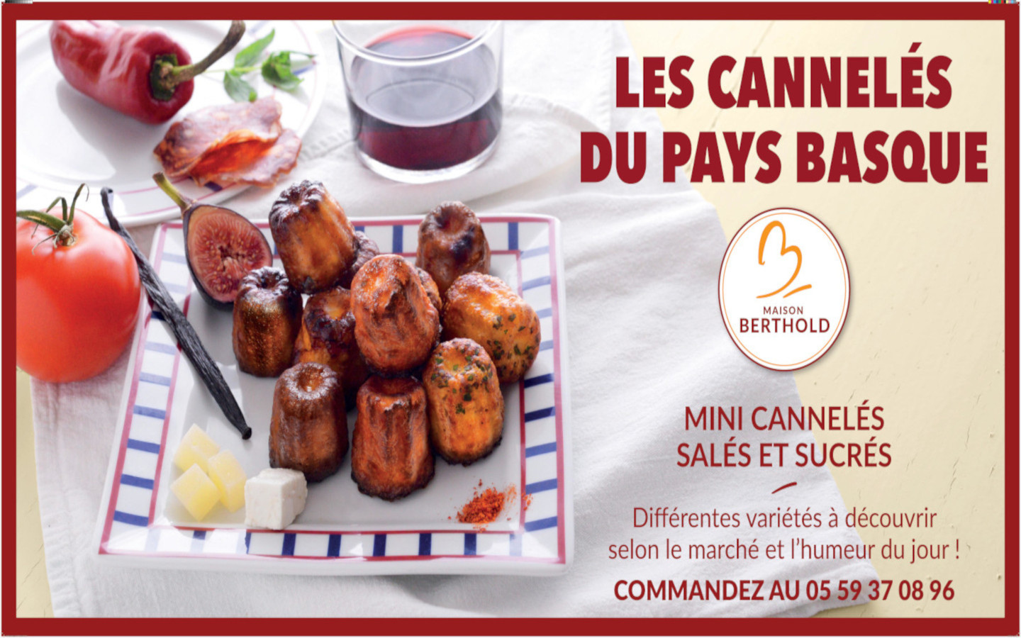 Les cannelés du Pays Basque - Maison Berthold