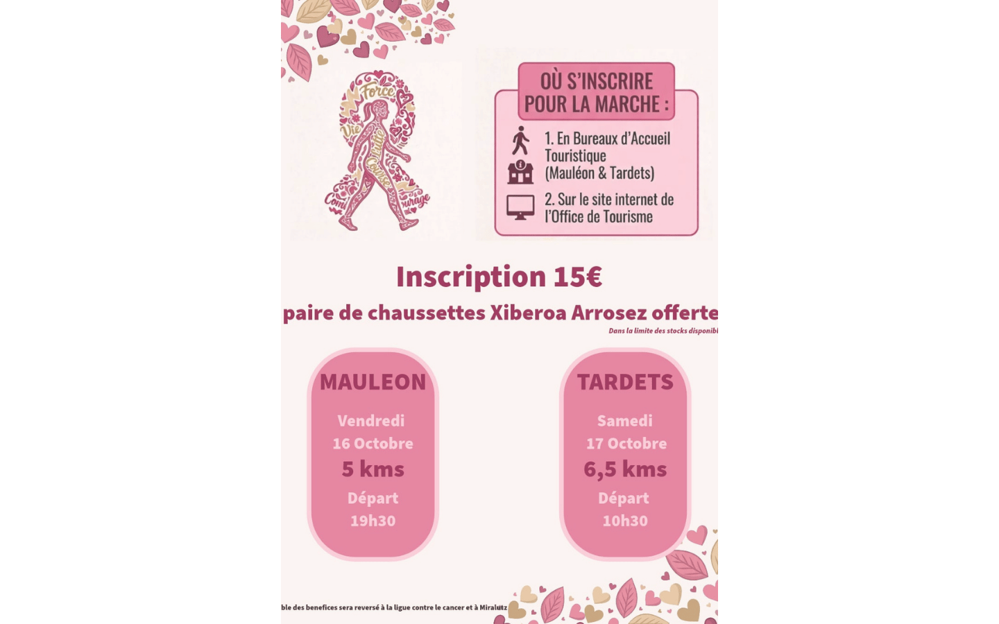 Octobre rose : marche et course au profit de la lutte contre le cancer du sein