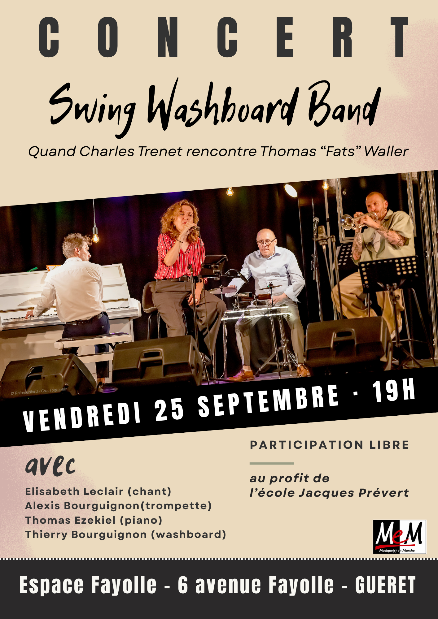 CONCERT SWING WASHBOARD BAND