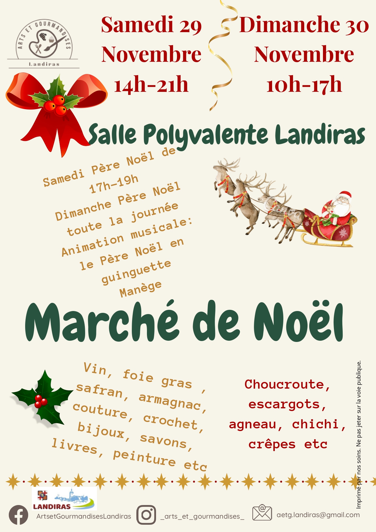 Photo de couverture - Marché de Noel de Landiras