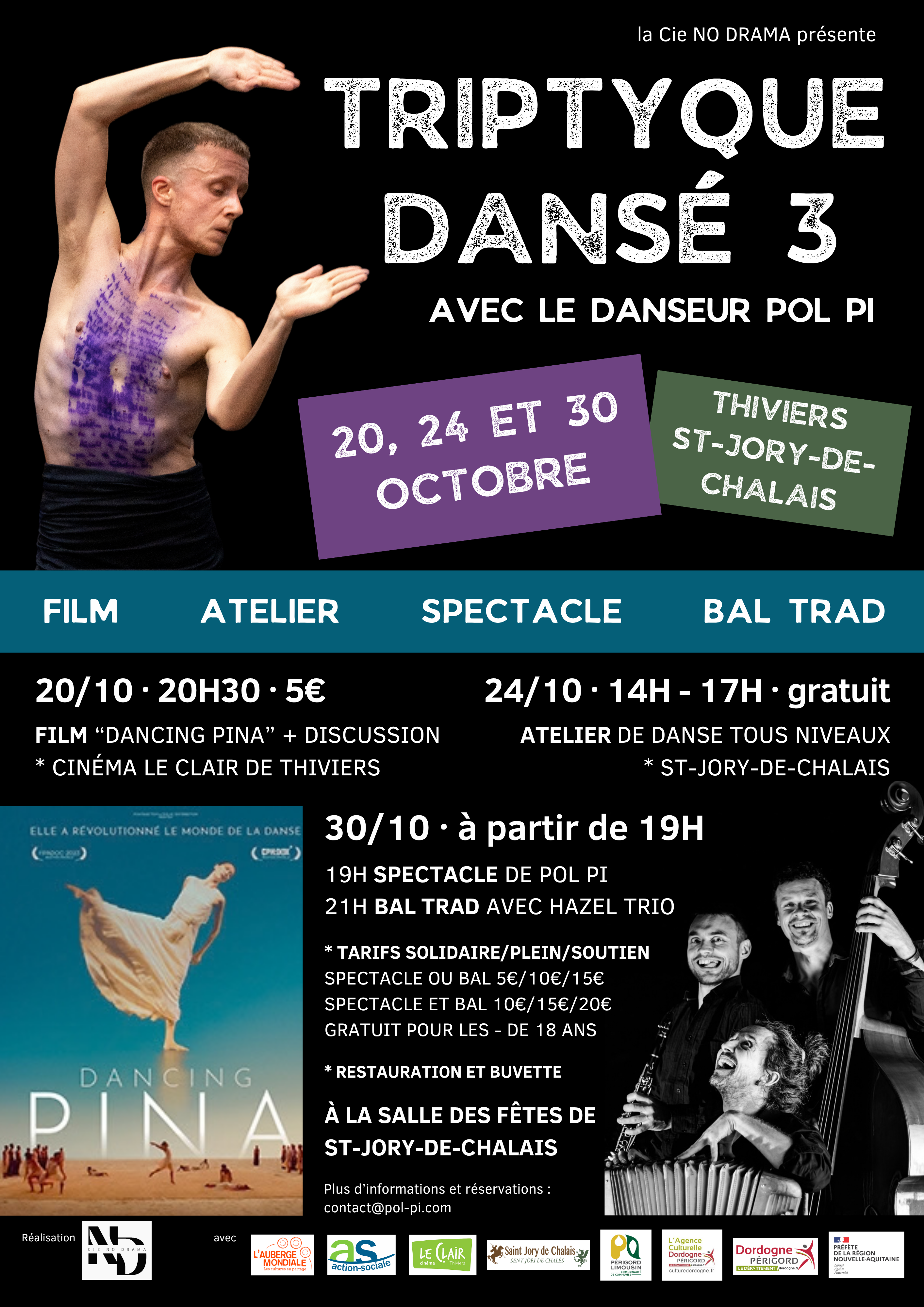 Triptyque dansé : l'atelier