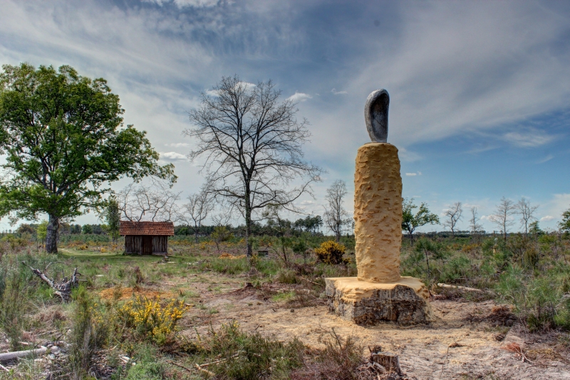La Forêt d'Art Contemporain : La Sauveté de Garbachet, oeuvre n°07