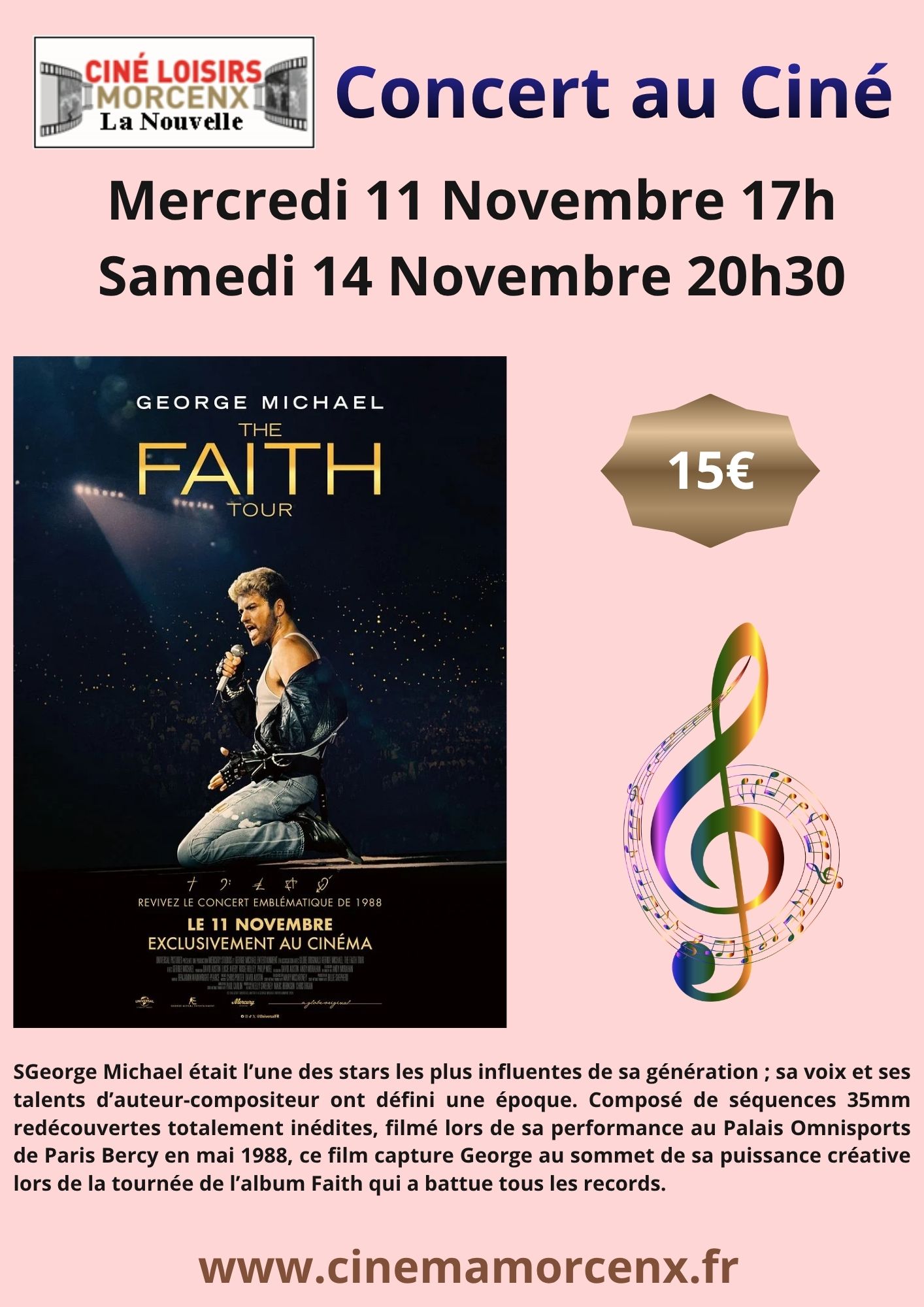 Concert au ciné - George Michael The Faith Tour
