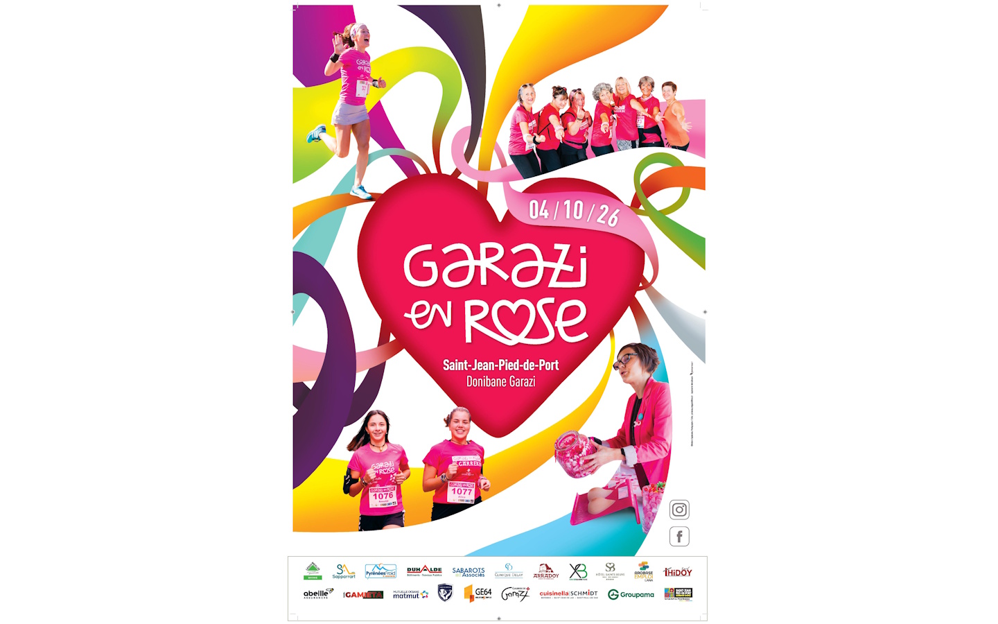 Garazi en rose ttipi (pour les enfants) : course pédestre caritative. 11ème édition