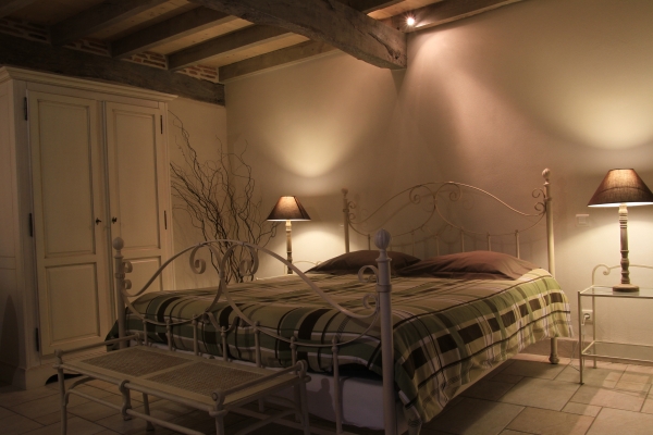 Chambres d' hôtes de charme la maison du bos - Chambre Blanche