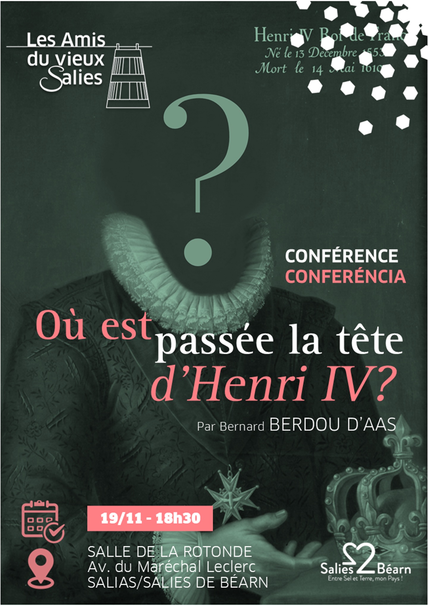Conférence sur le mystère de la tête disparue d'Henri IV
