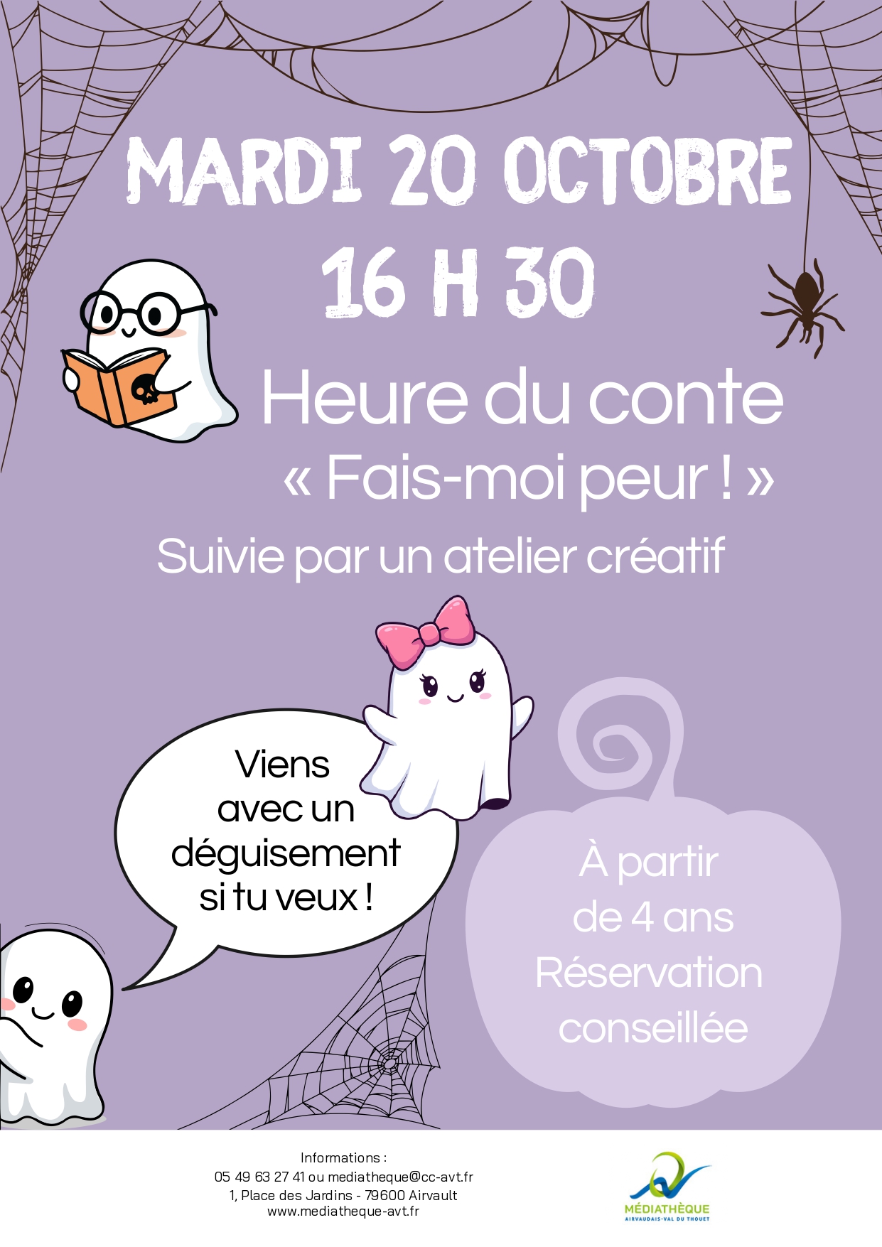 Heure du conte "Fais-moi peur !"