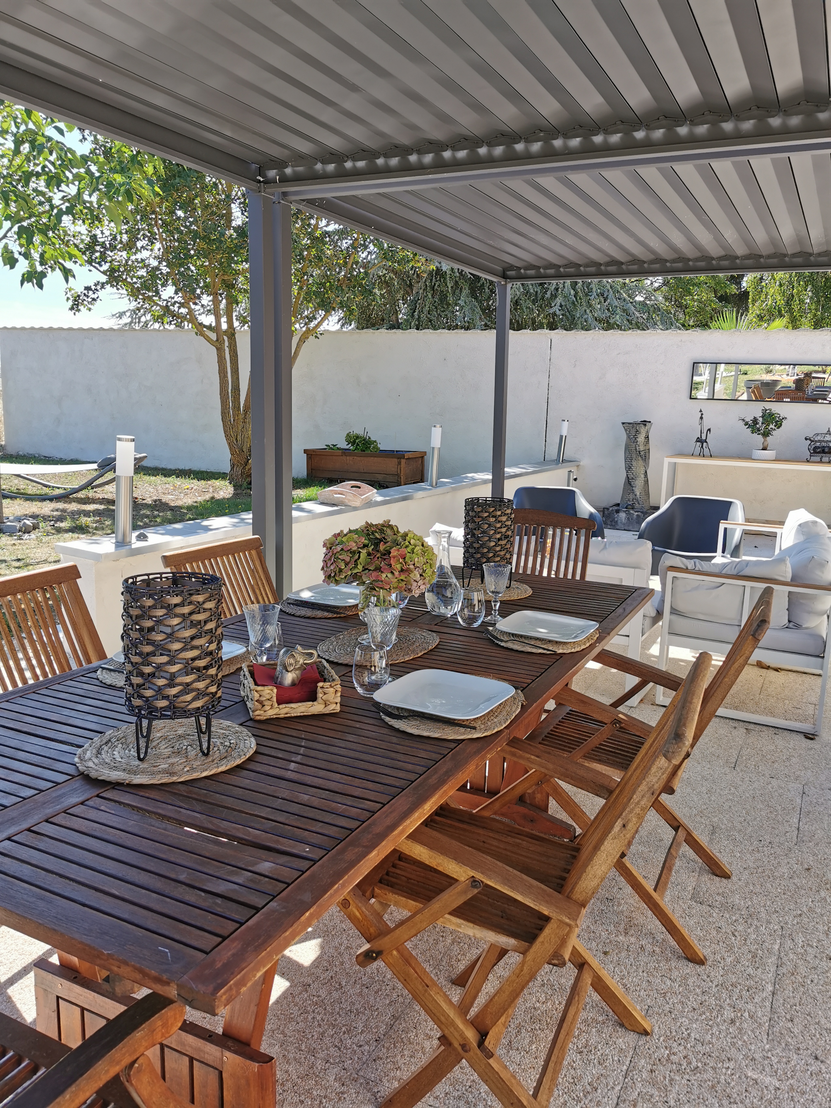 Terrasse ombragée