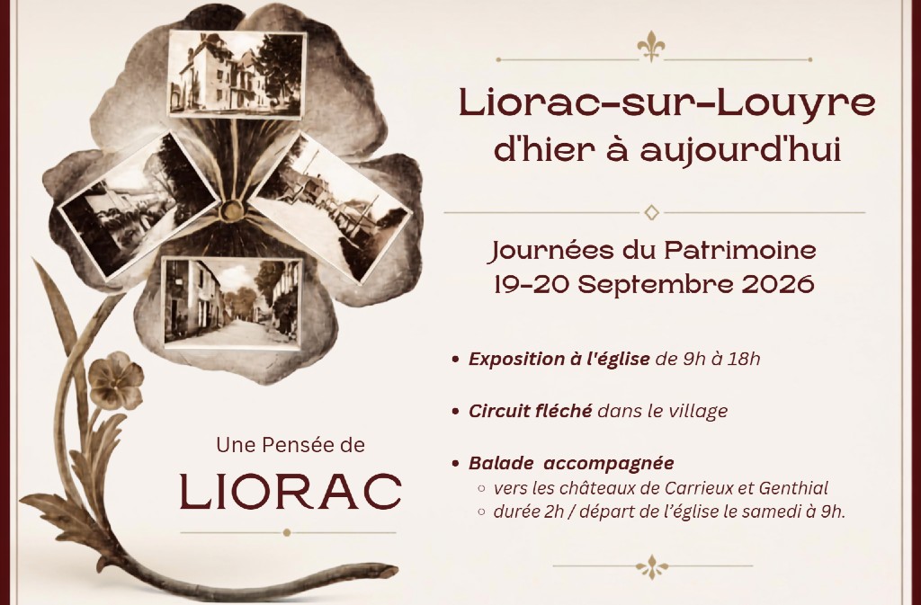Journées Européennes du Patrimoine | Liorac-sur-Louyre d'hier et d'aujourd'hui