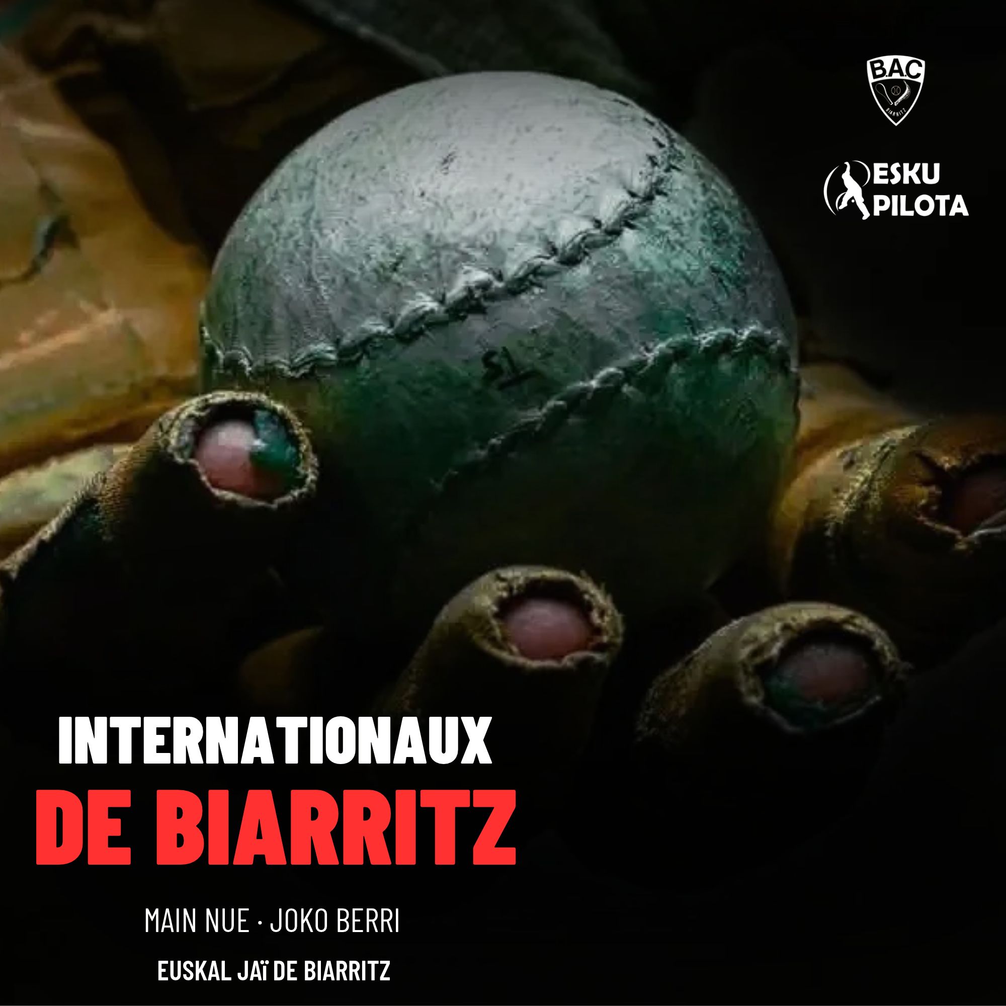 Pelote Basque à Cesta Punta - INTERNATIONAUX DE BIARRITZ - JOKO BERRI - Demi-Finales