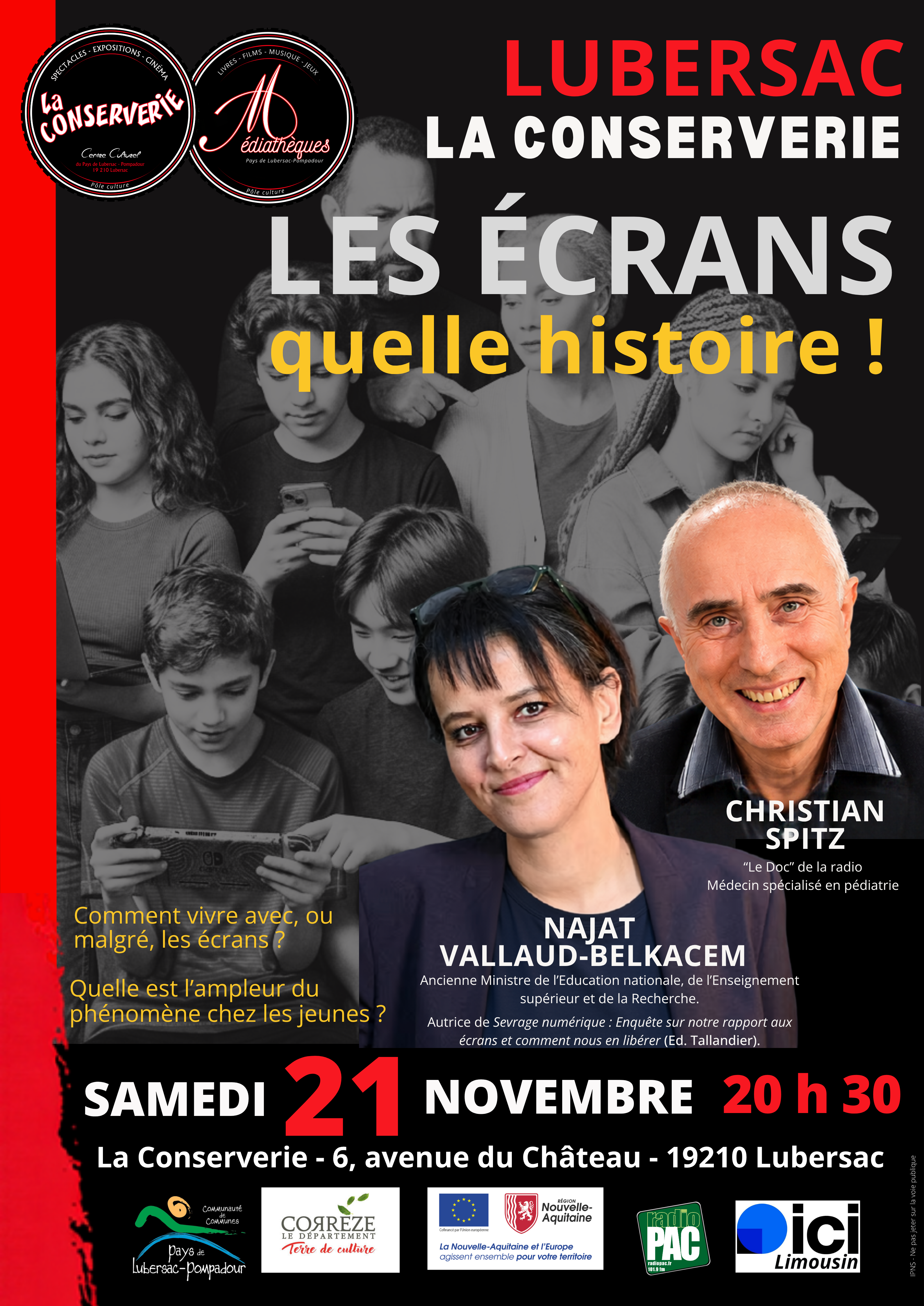 Cocktail littéraire : les écrans, quelle histoire !
