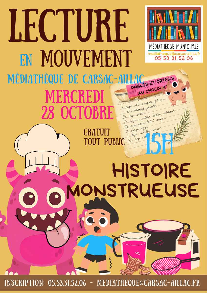 Lecture en mouvement – Histoire Monstrueuse