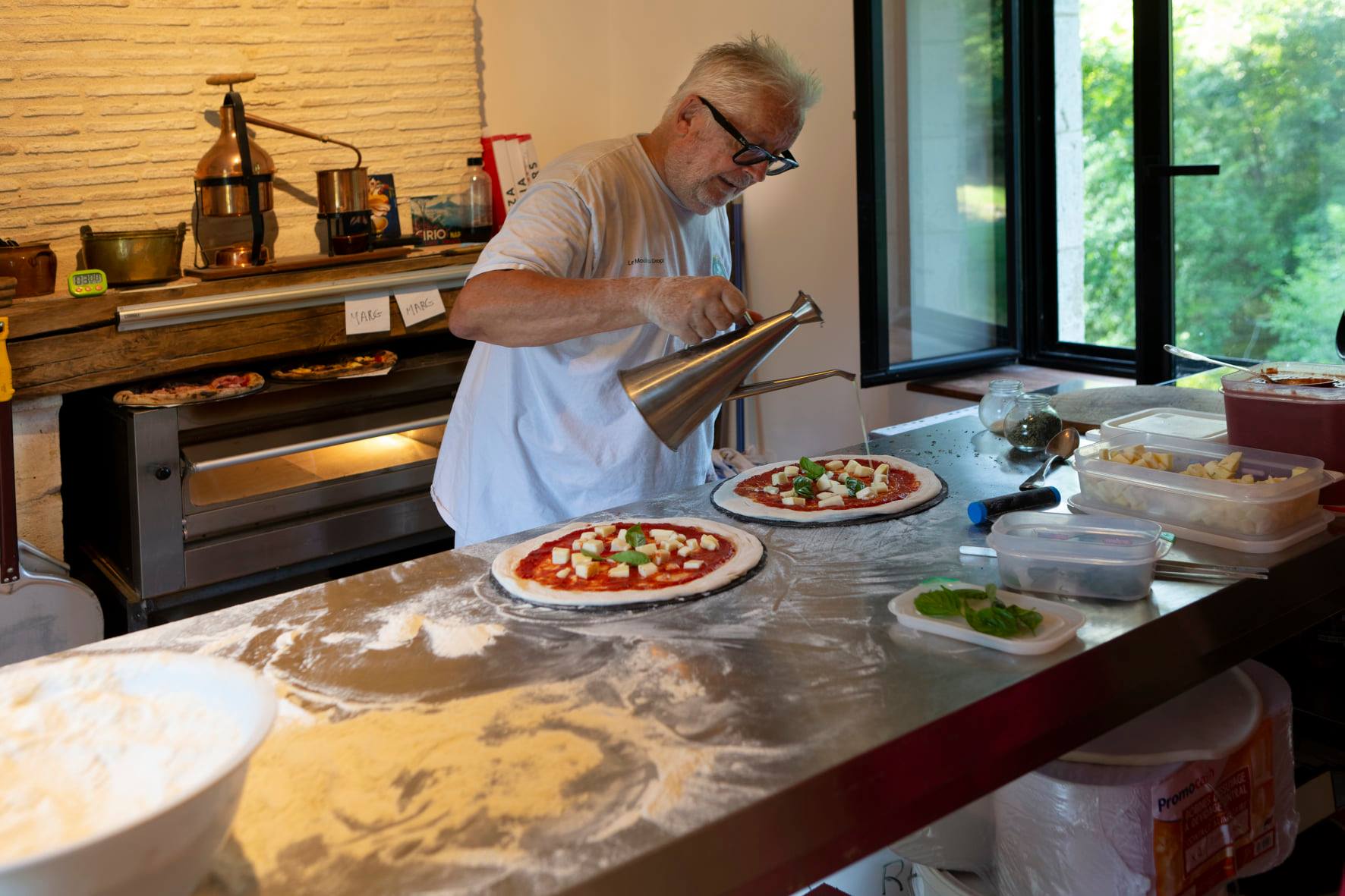 Atelier de confection de Pizzas à la Cucina di Gian Franco, Monteton - photo 10