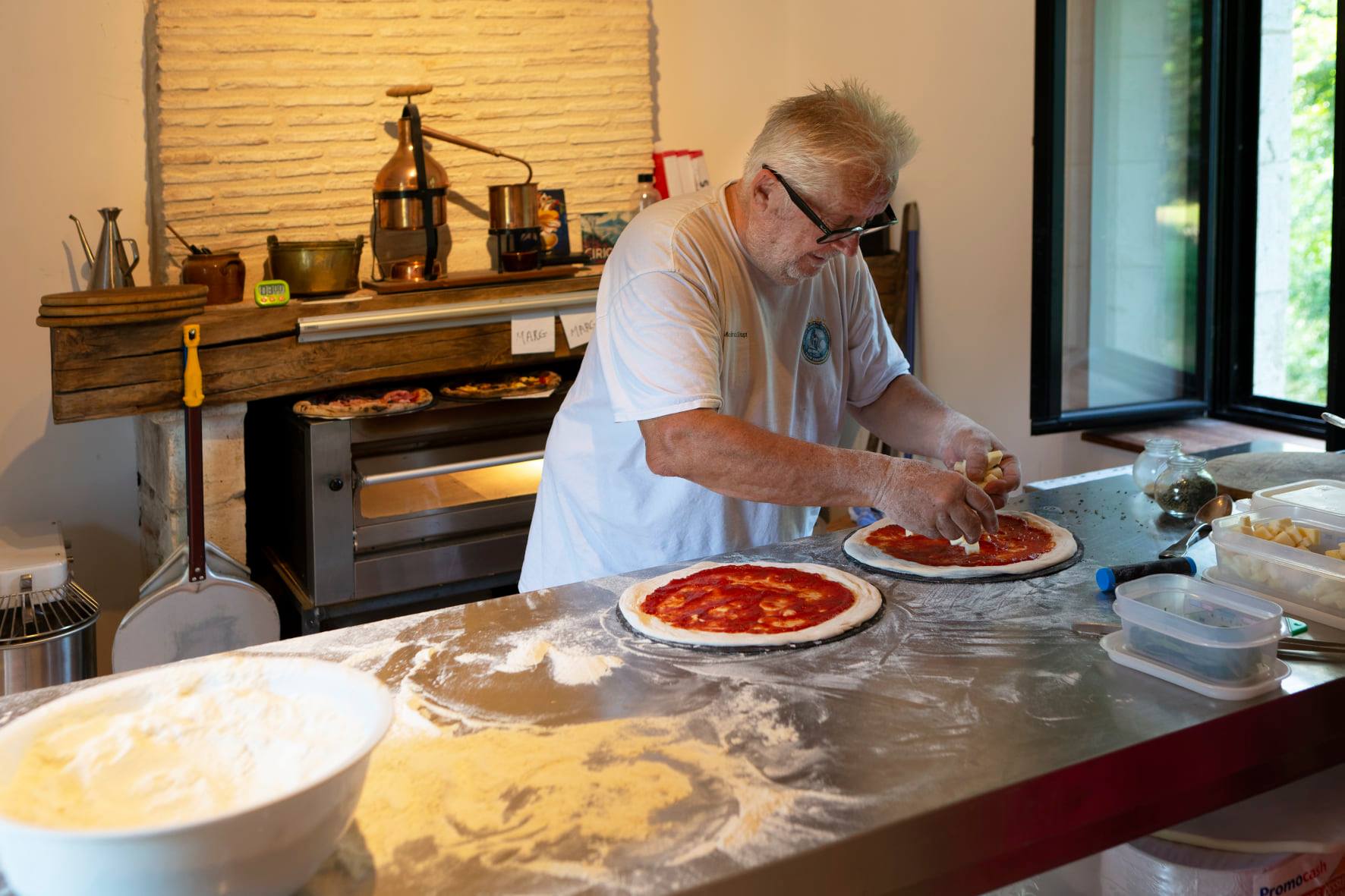 Atelier de confection de Pizzas à la Cucina di Gian Franco, Monteton - photo 15
