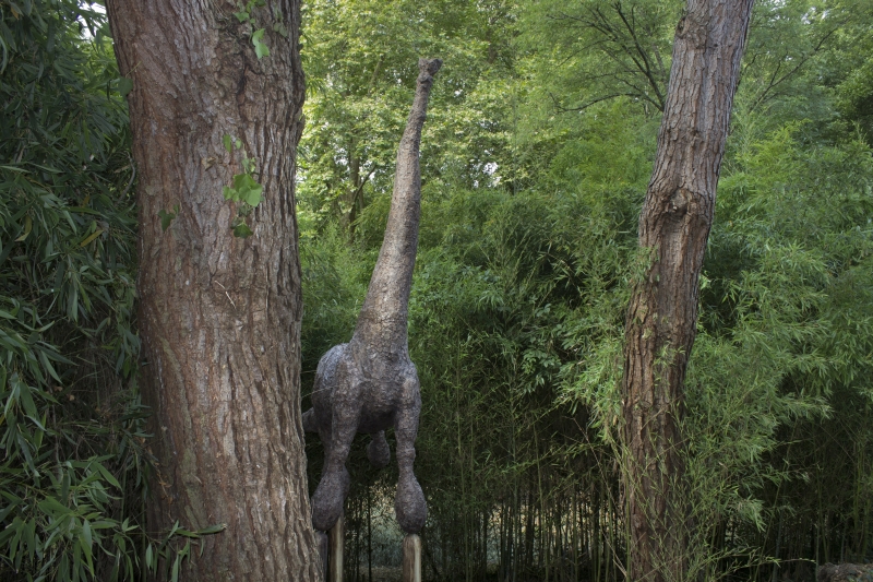La Forêt d'Art Contemporain : La Mule à cinq pattes, oeuvre n°15