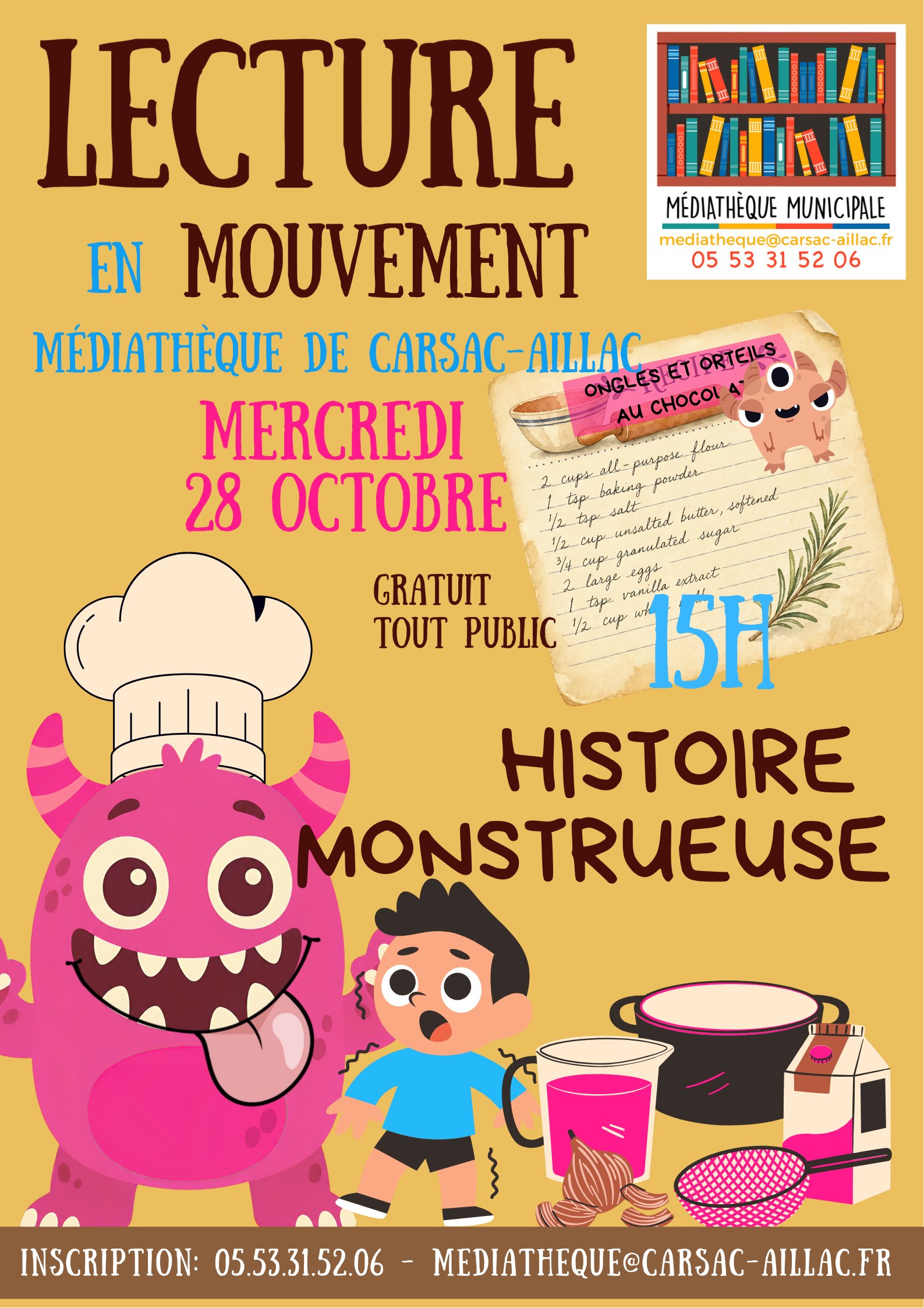 Lecture en mouvement – Histoire Monstrueuse