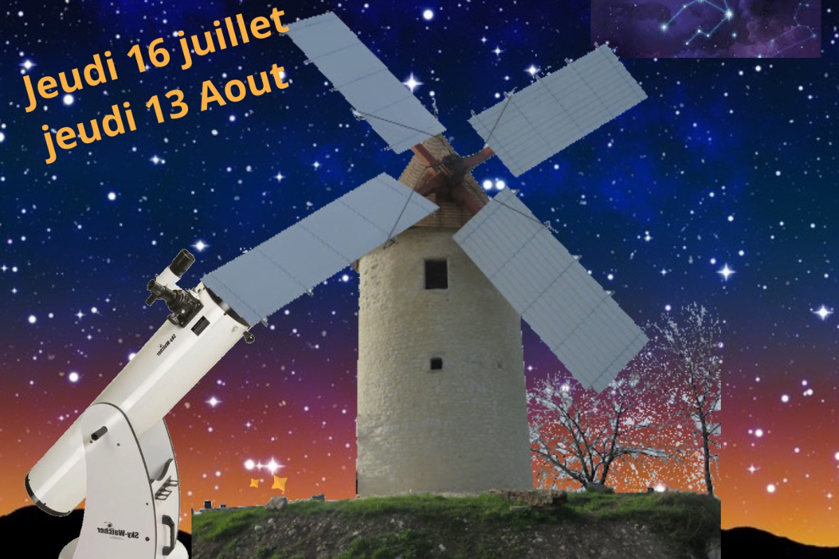 Les nuits astronomie du Moulin