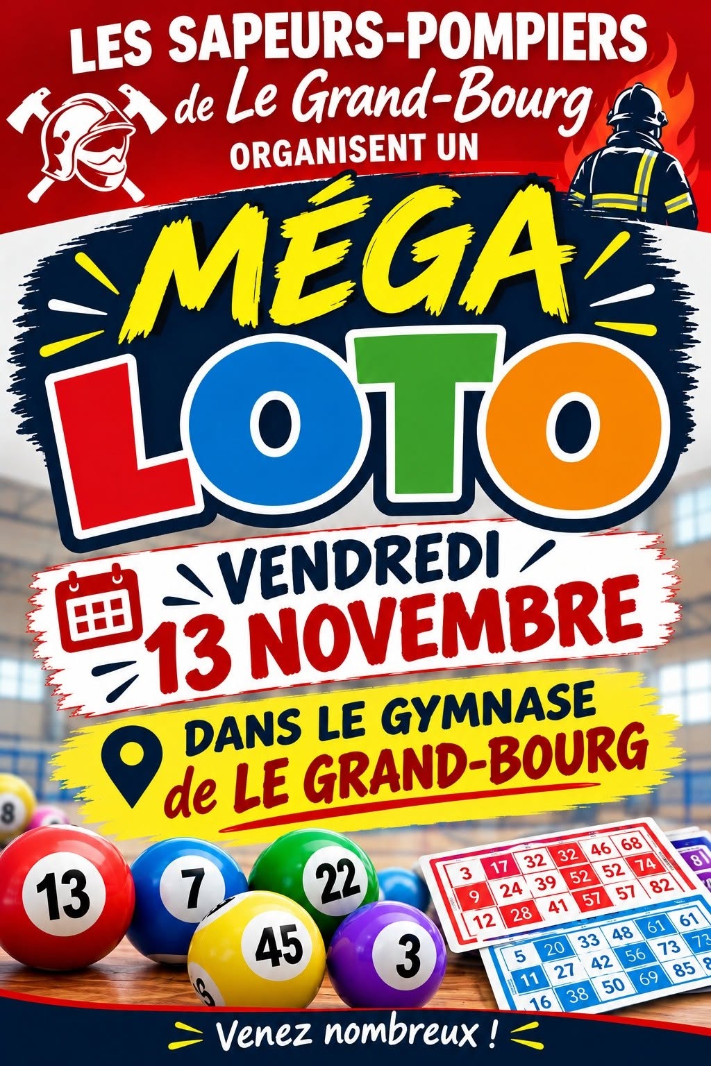 Méga Loto des Pompiers