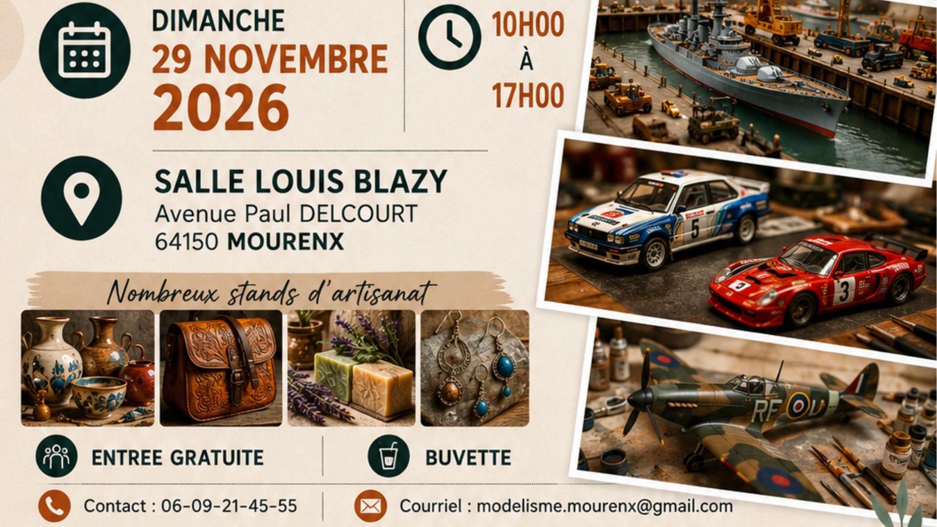 Marché artisanal et de miniatures