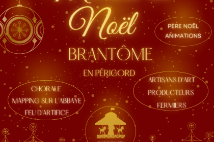 Marché de Noël de Brantôme en périgord