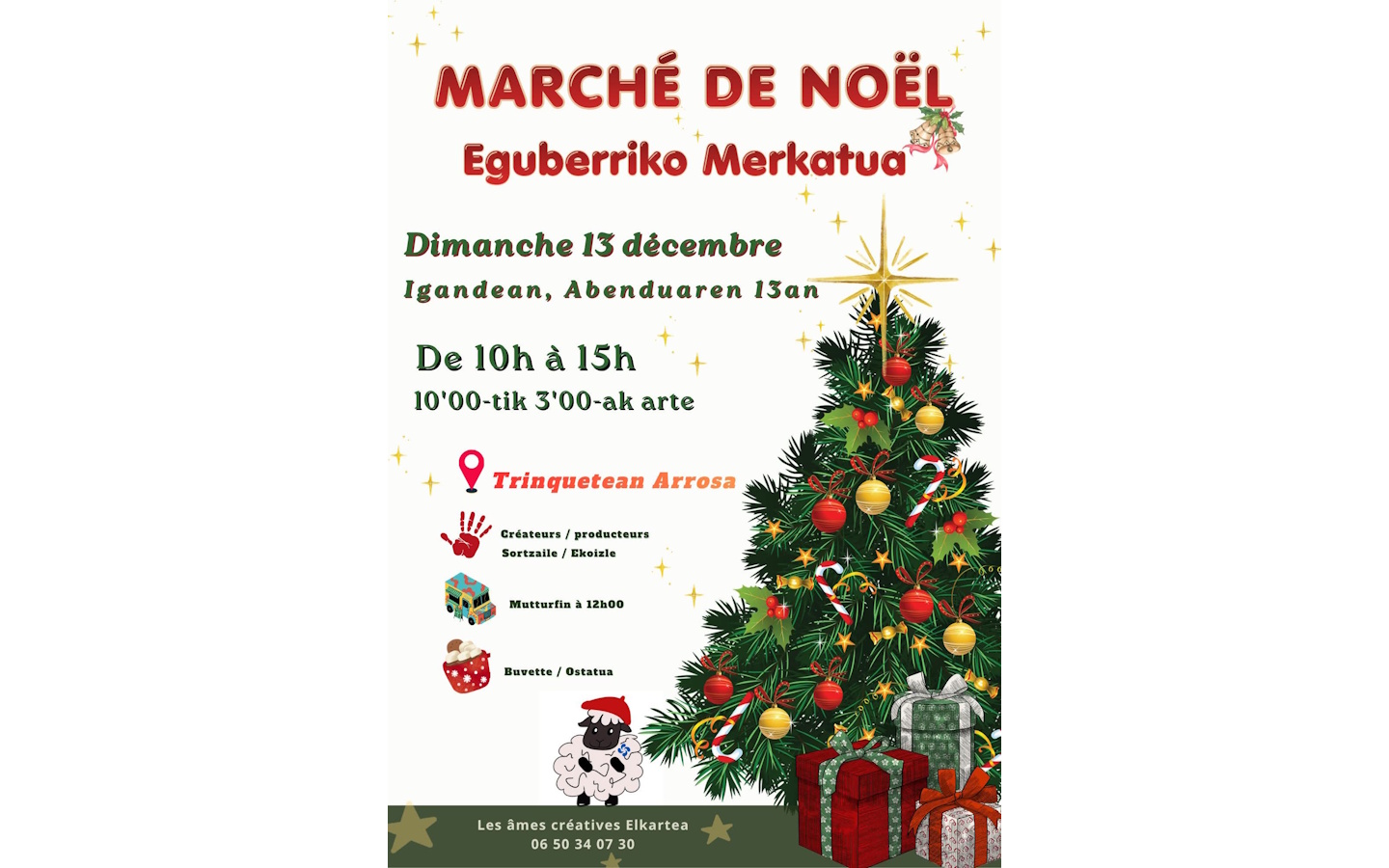 Photo de couverture - Marché de Noël-Eguberriko merkatua