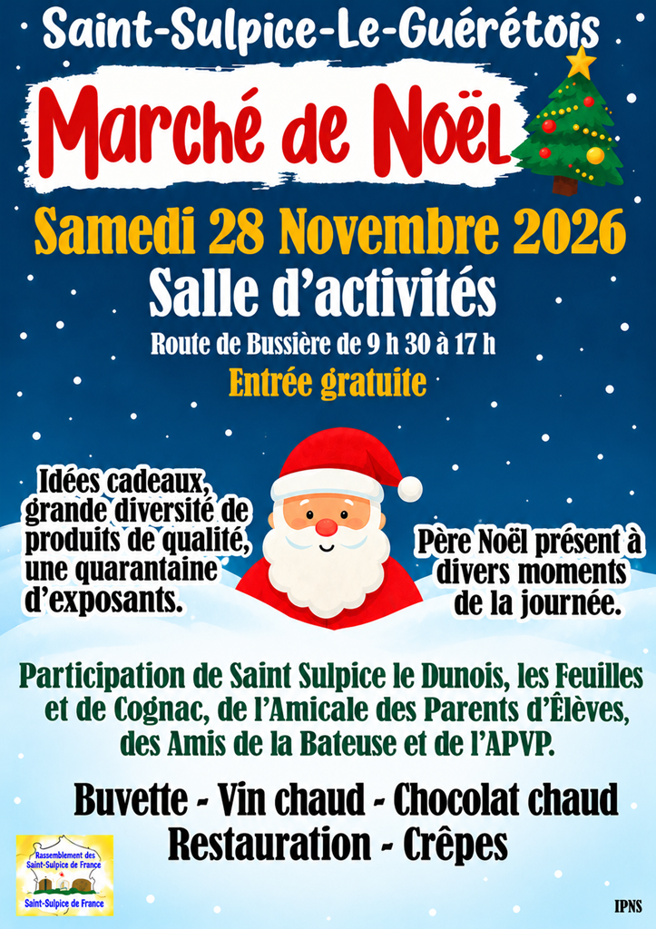 Photo de couverture - Marché de Noël de Saint-Sulpice-le-Guérétois
