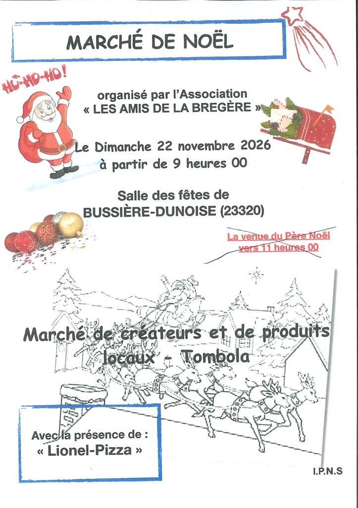 Affiche de Marché de Noël