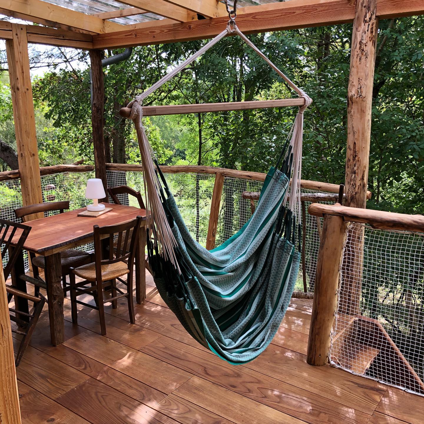 Cabane aux arbres tordus