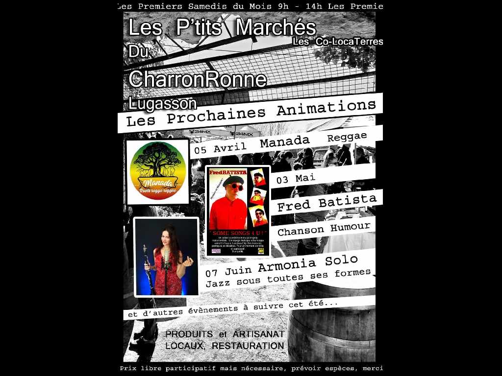 Affiche ou photo : Le petit marché du Charron'Ronne