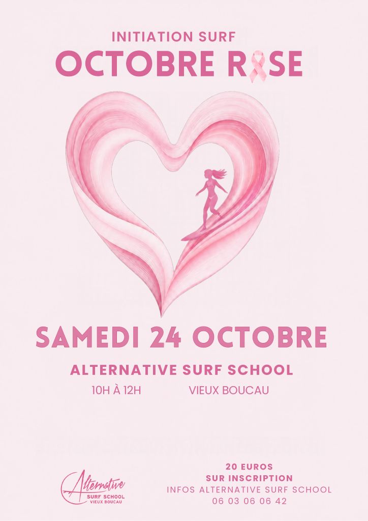 Initiation au surf - Octobre Rose