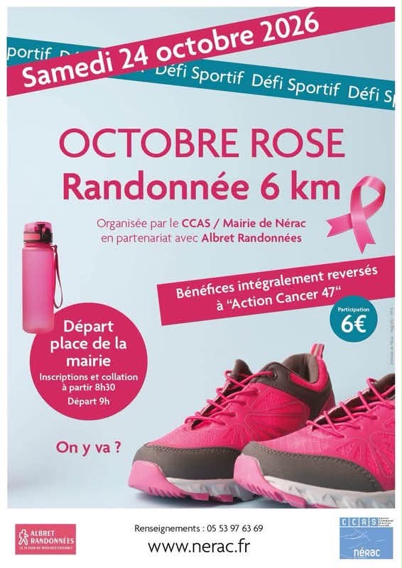 Pink October in Nérac