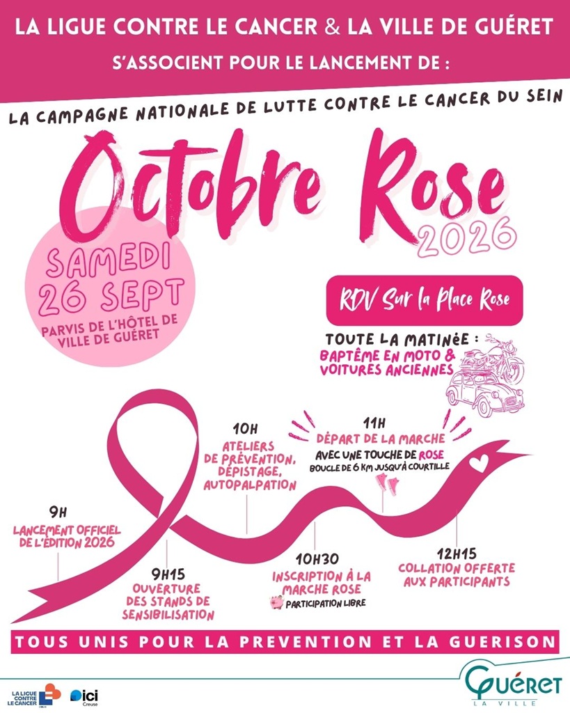 Octobre rose à  Guéret
