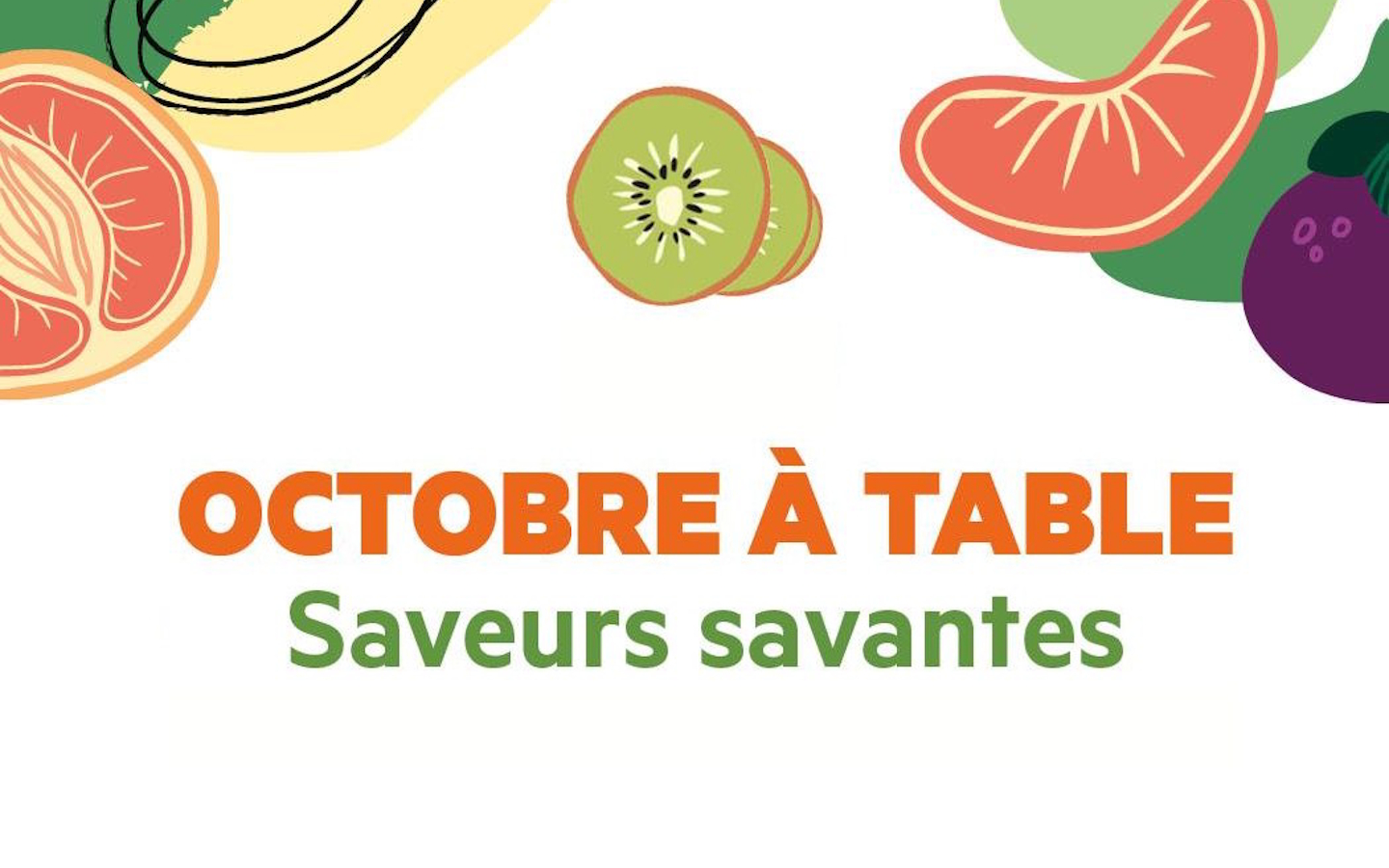 Octobre à table : conférence et atelier