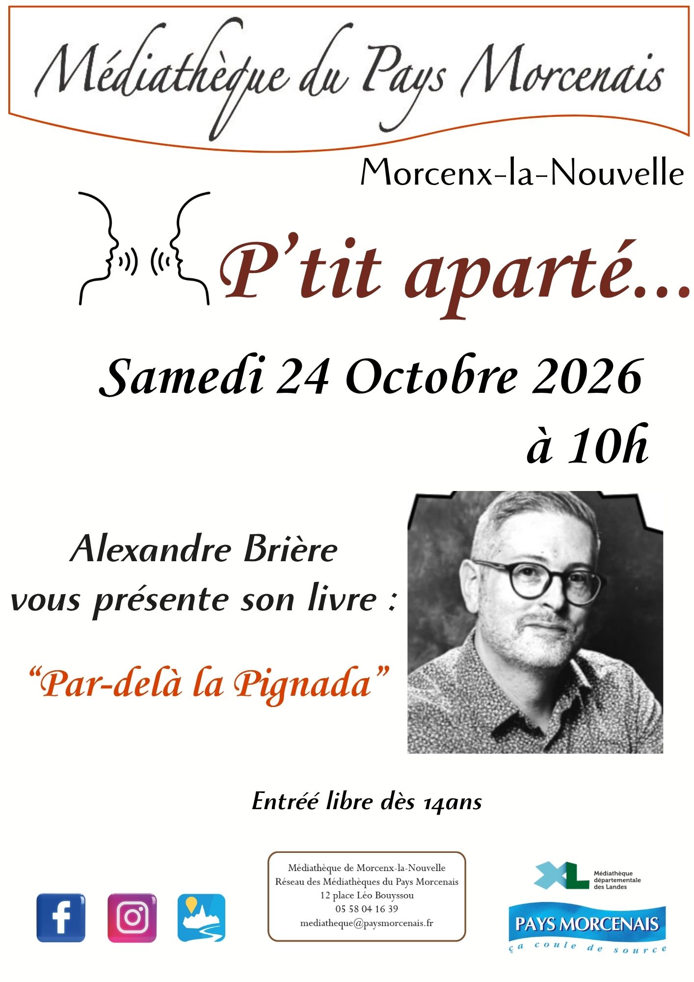 P'tit aparté "Alexandre Brière vous présente son livre"