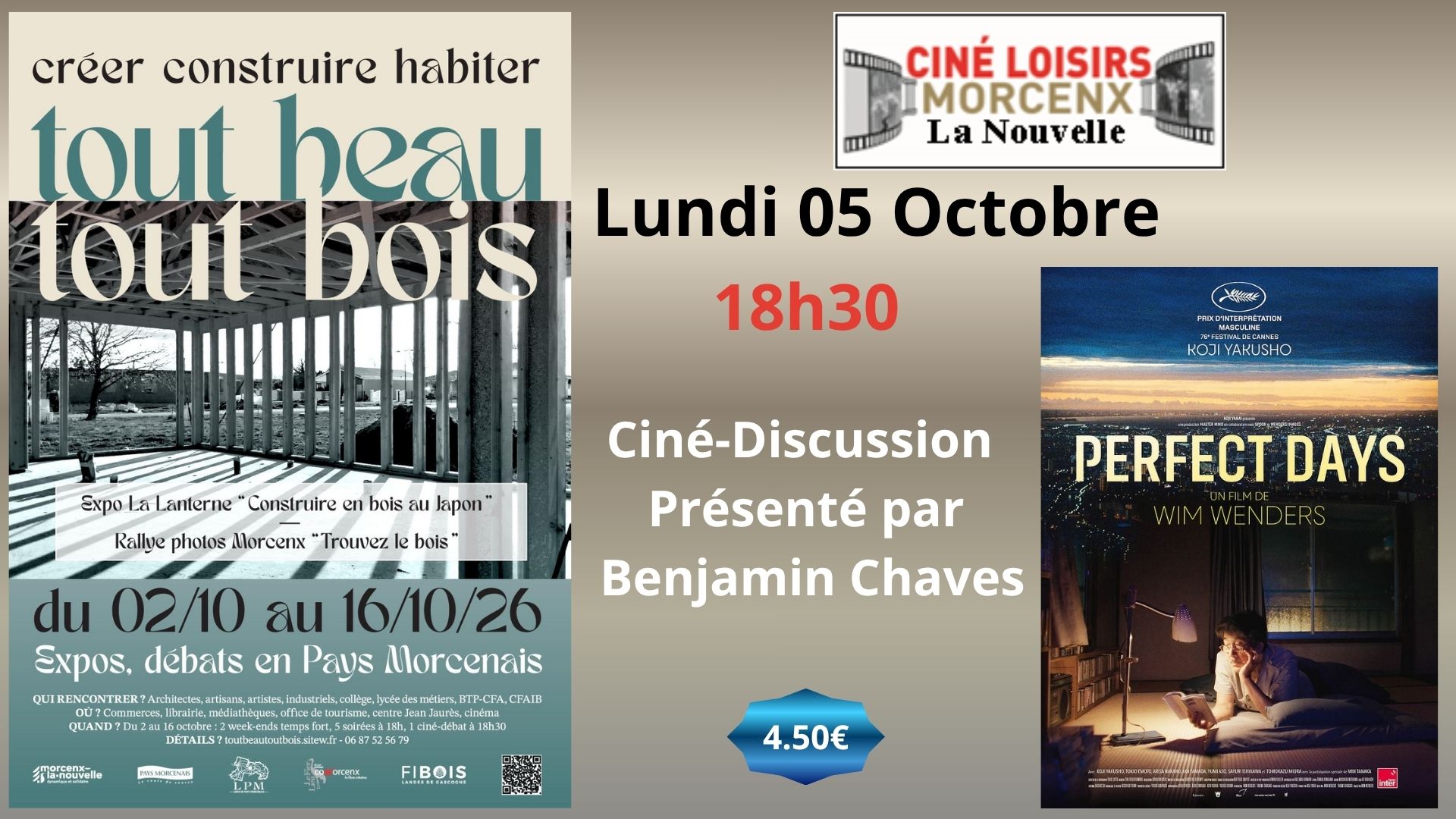 "tout beau tout bois" Ciné-débat - Ciné loisirs
