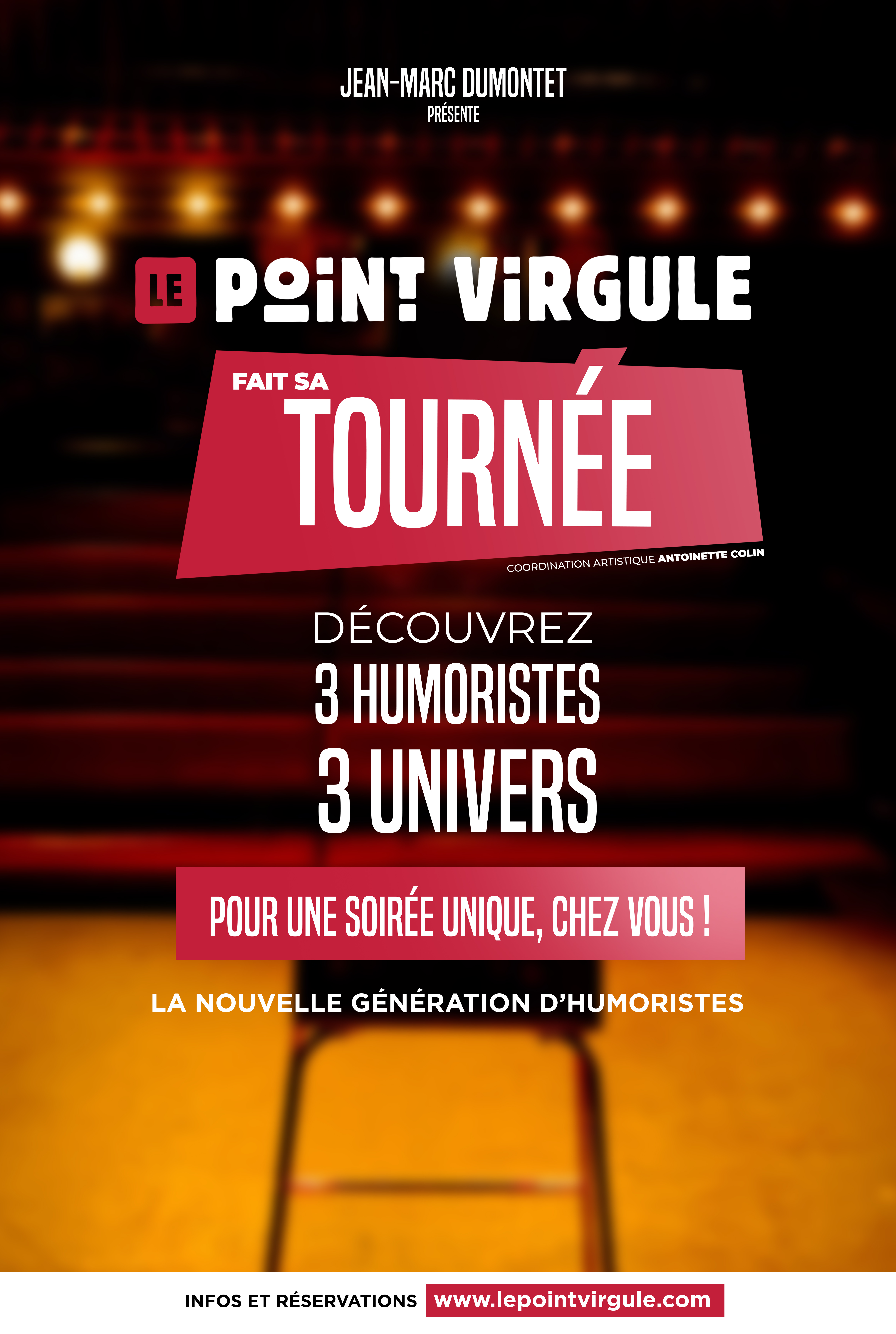 Comédie Le théâtre du point-virgule fait sa trounée !