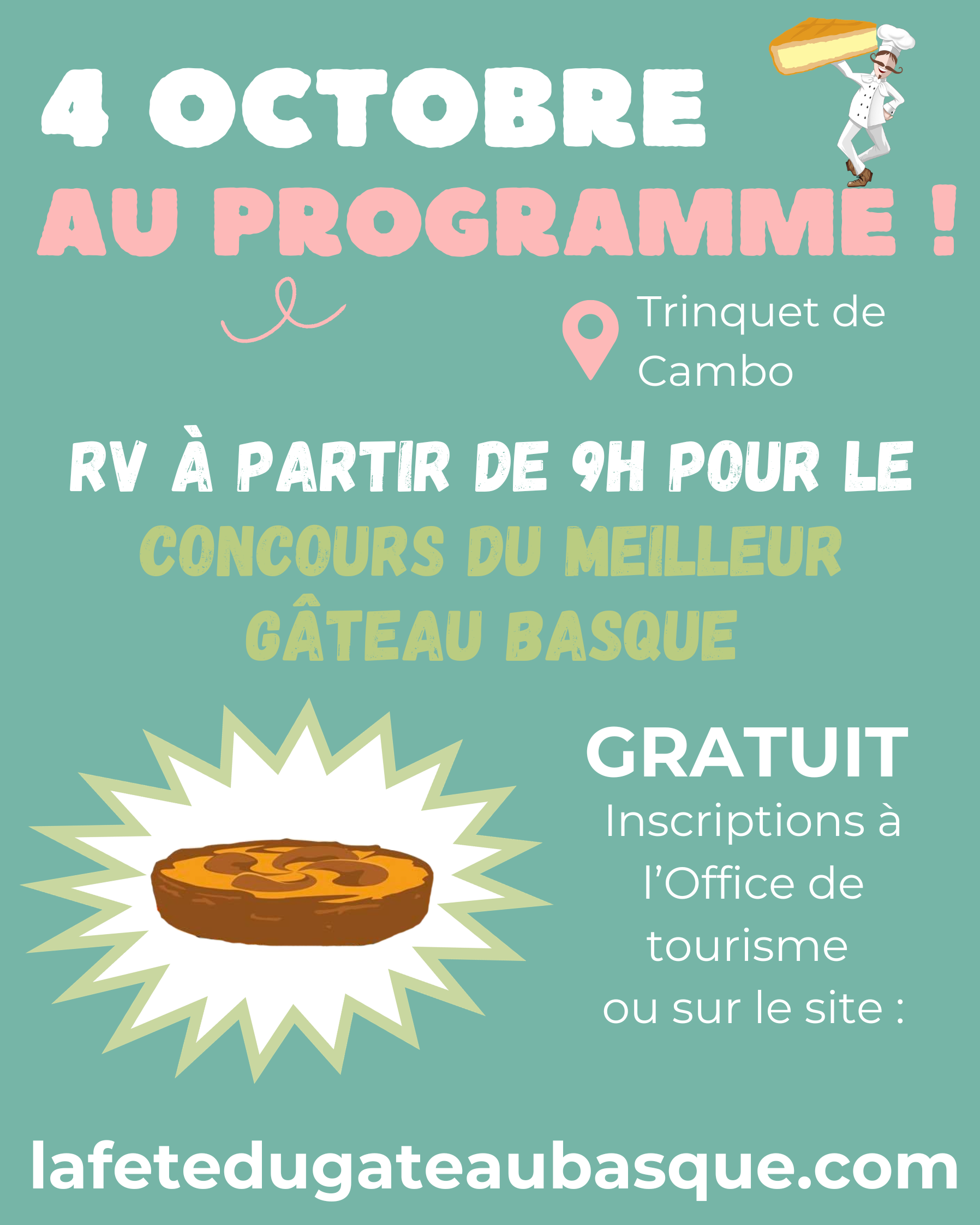 Concours du meilleur gâteau basque : Amateurs