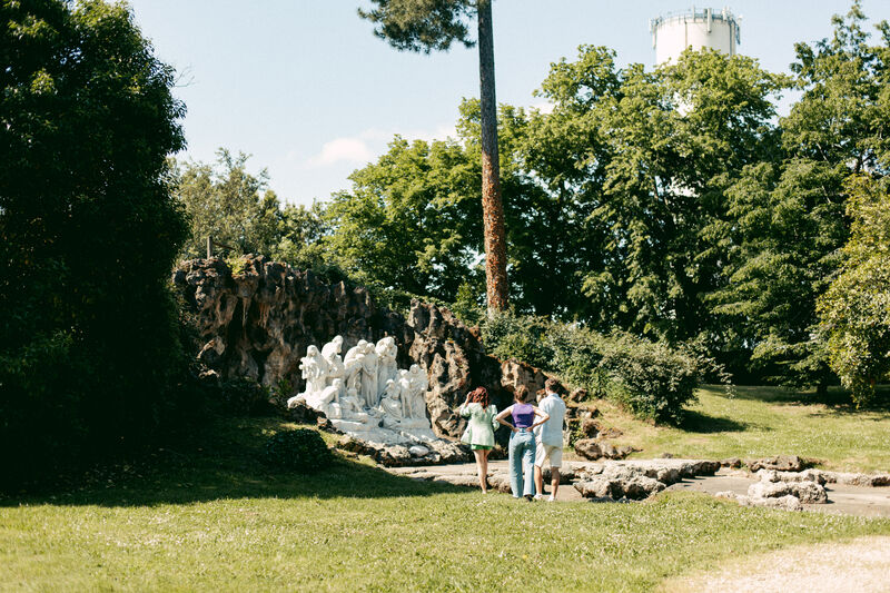 Balades à roulettes : Le parc Chavat à Podensac