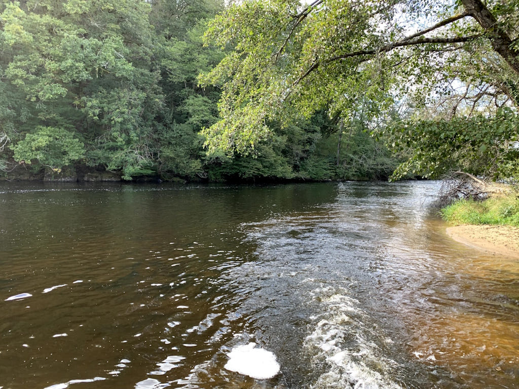 Parcours de pêche sur la Vienne du Moulin du Got