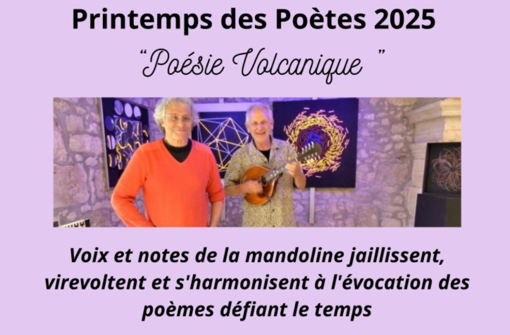 Printemps des poètes | Poésie volcanique
