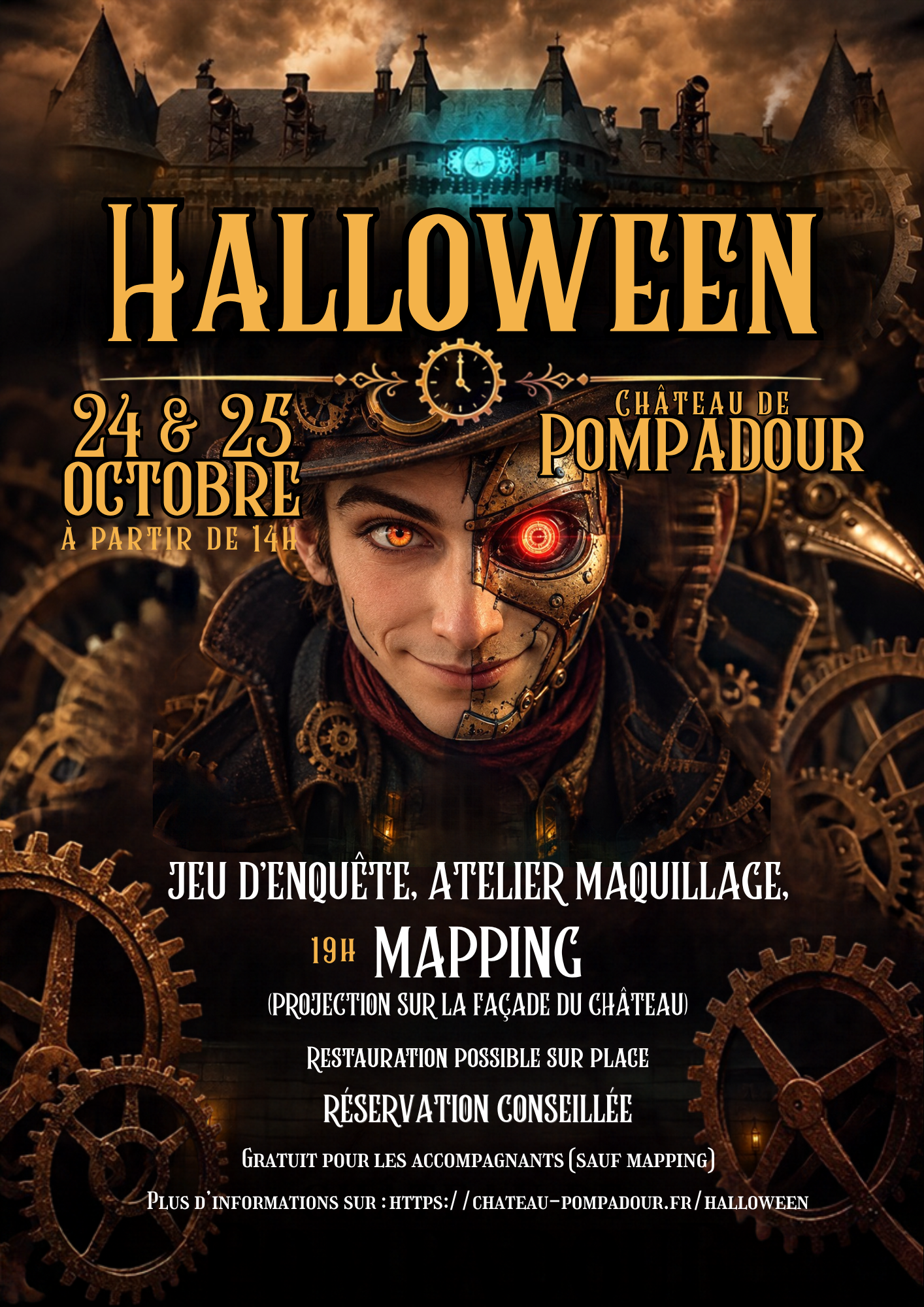 Halloween à Pompadour : animations enfants