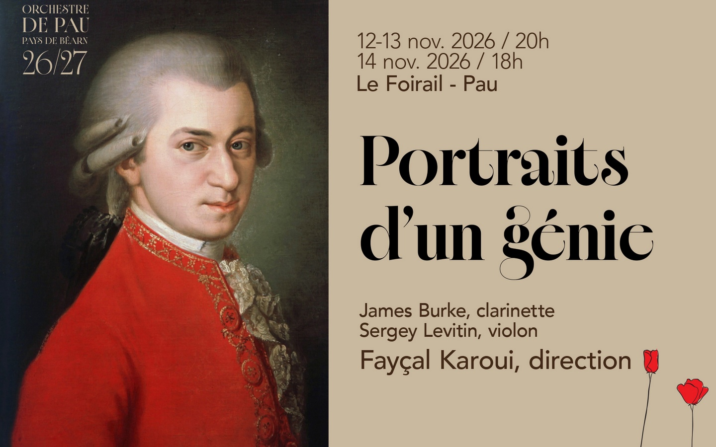 OPPB - Concert Symphonique "Portraits d'un génie"
