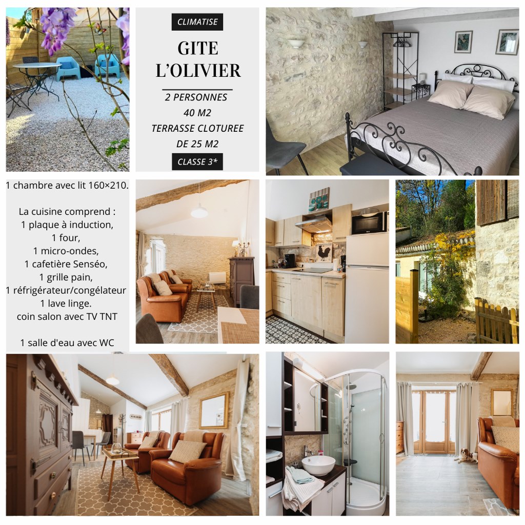 Mas Cinq Sols - Gîte l'Olivier