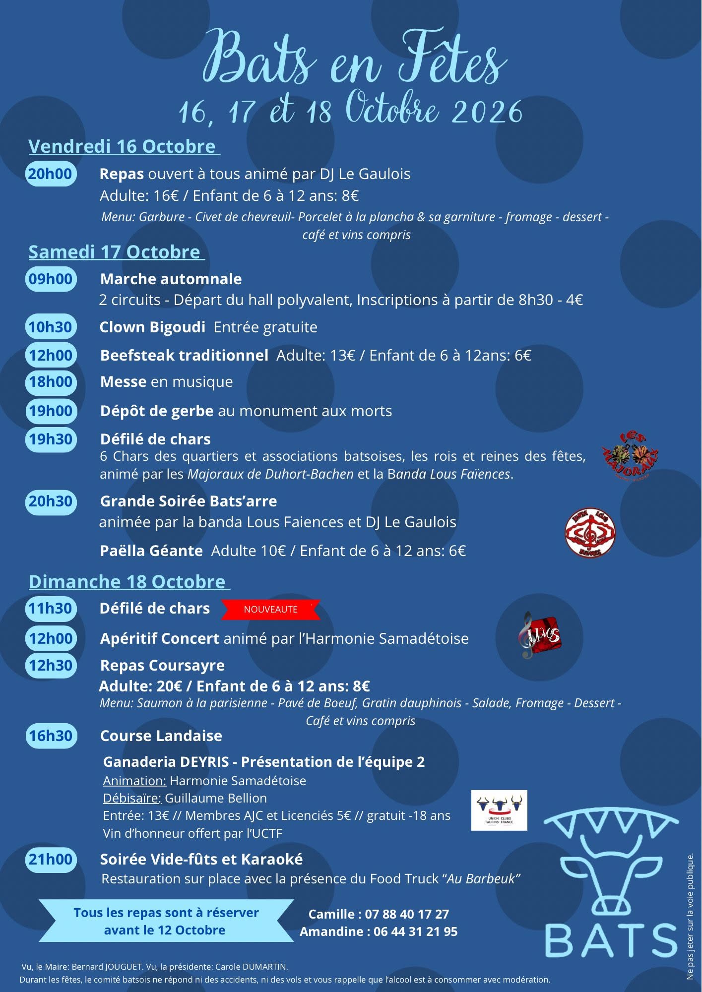 Fêtes patronales de Bats