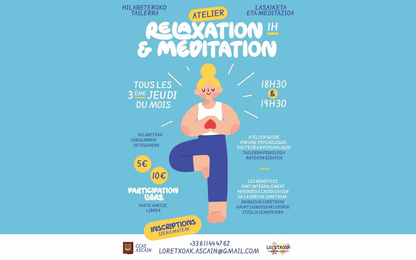 Atelier de relaxation et méditation
