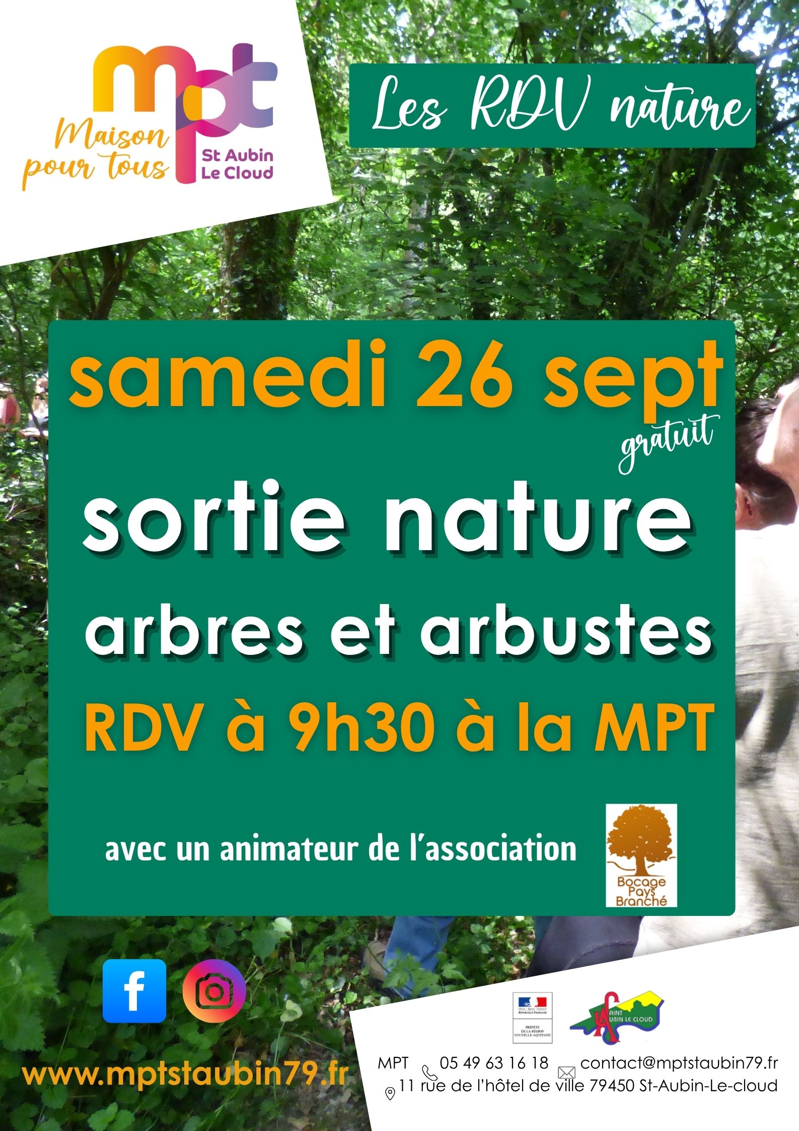 Rendez-vous nature : arbres et arbustes